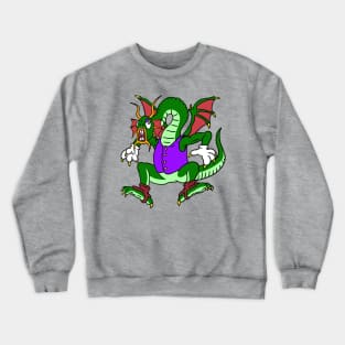 Cartoon Jabberwocky Crewneck Sweatshirt